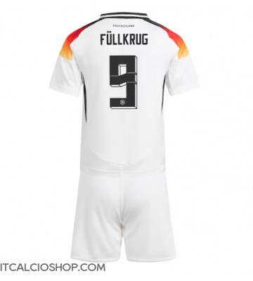 Germania Niclas Fullkrug #9 Prima Maglia Bambino Europei 2024 Manica Corta (+ Pantaloni corti)